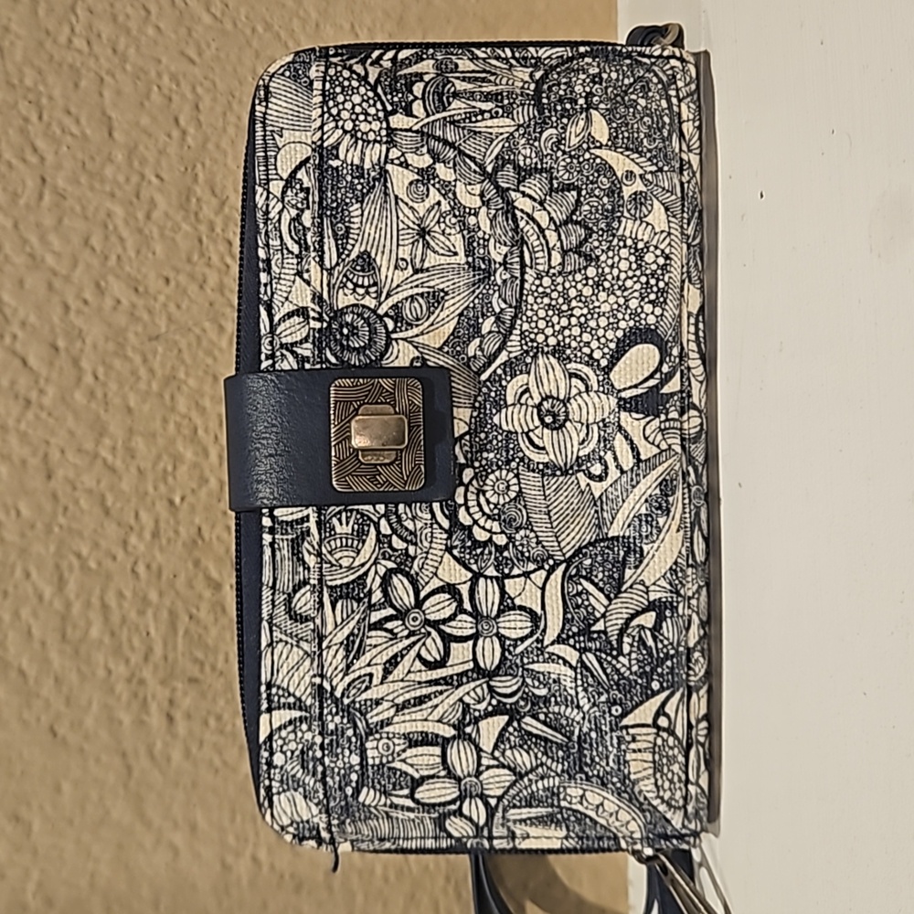 Sakroots Wallet Cell Phone Holder Crossbody Bag - Picture 4 of 13